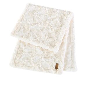 Koolaburra Faux Fur Cream Bella Table Runner